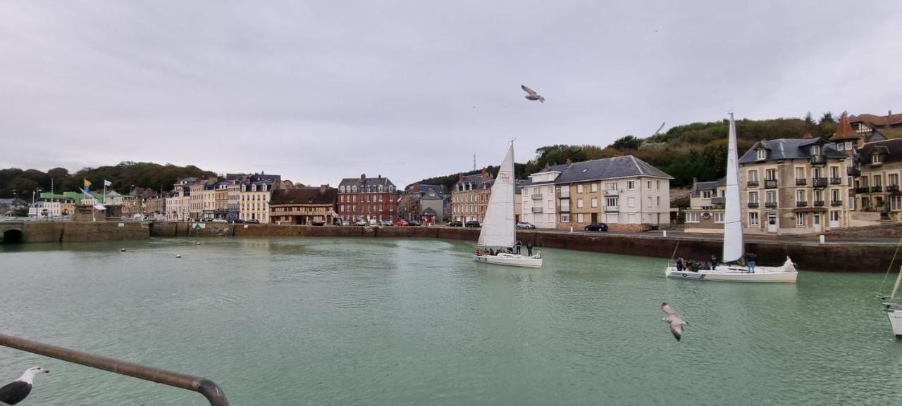 Appartement Sur Le Port, 105M Rez De Jardin Avec Parc Privatif Saint-Valery-en-Caux Esterno foto